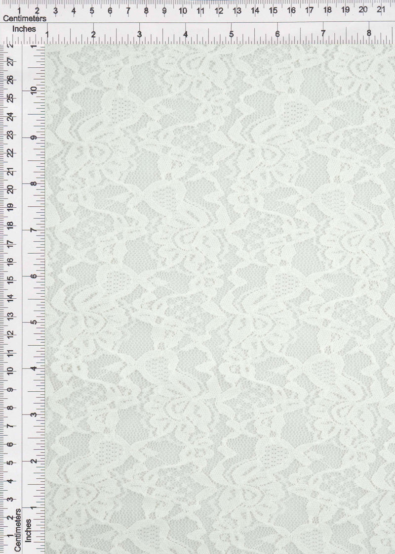 LACE4478 -CREAM  SOLID LACE