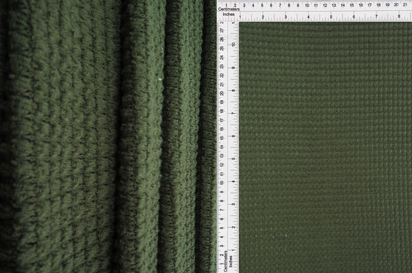 KNT4190 -OLIVE  SOLID KNIT