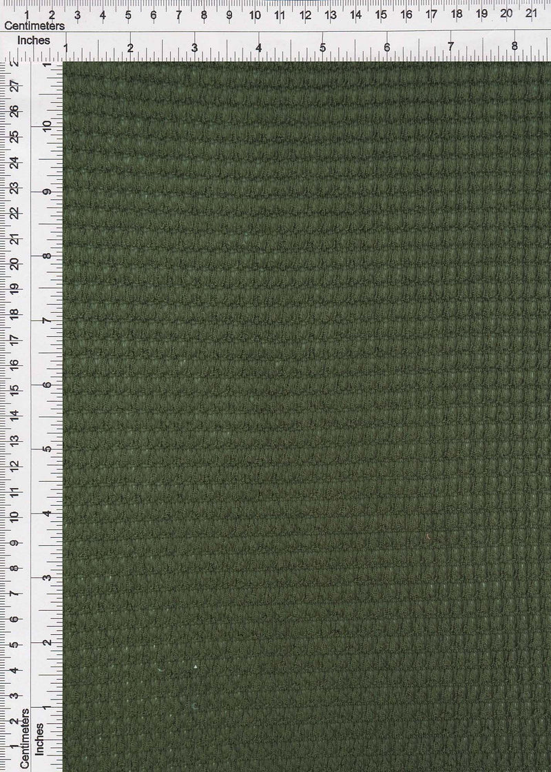 KNT4190 -OLIVE  SOLID KNIT