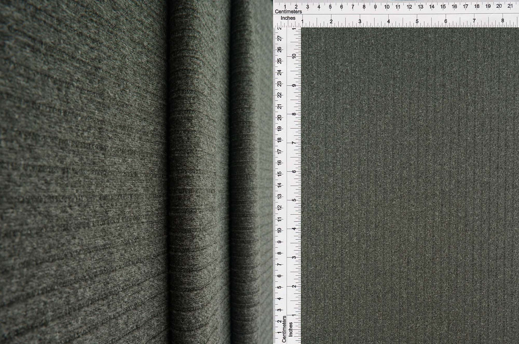 KNT4135 -CHARCOAL RIBBED, SOLID KNIT – Fabric Selection Wholesale