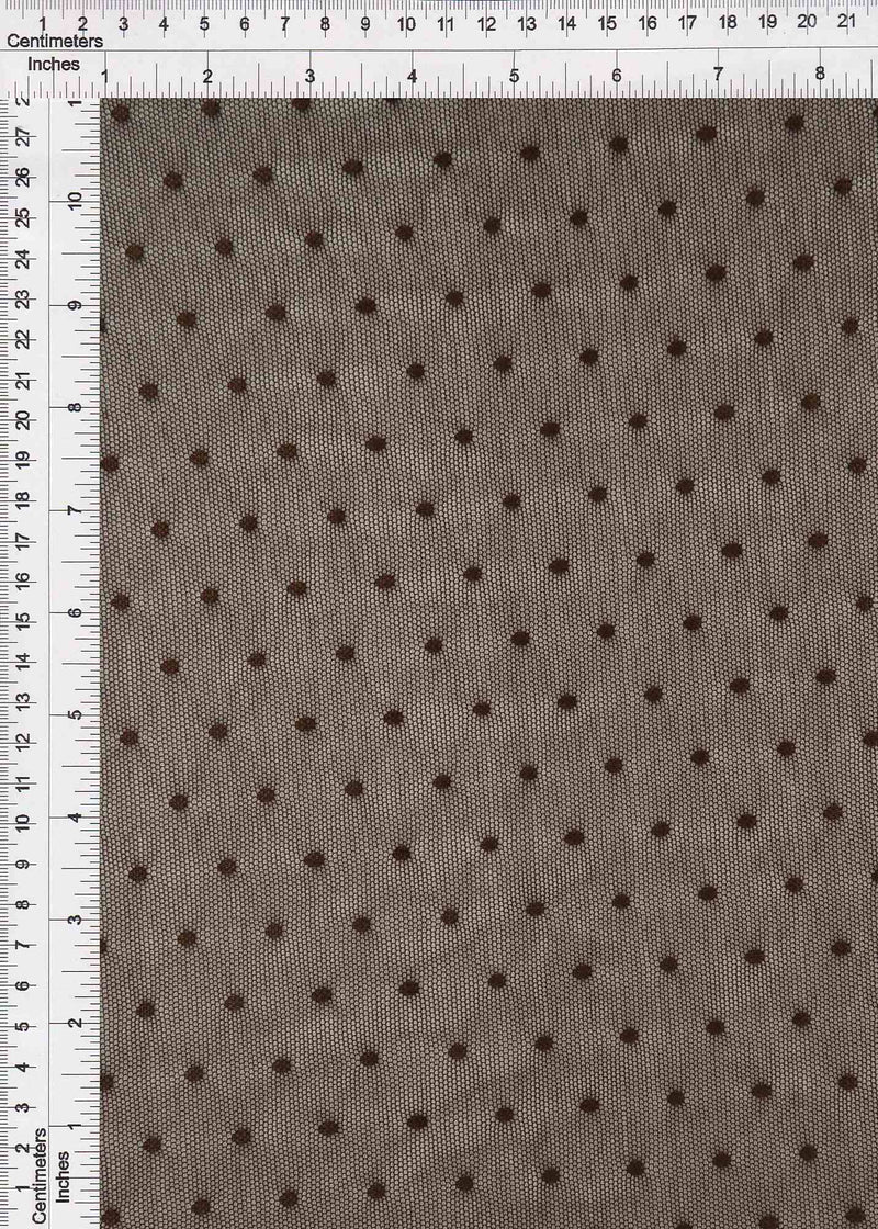 LACE3759 -BROWN  SOLID LACE