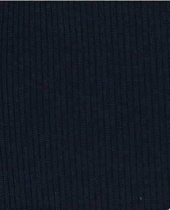 KNT3422 -NAVY  RIBBED, SOLID KNIT