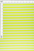 KNT3072-NEON -NEON YELLOW/IVORY  YARN DYED KNIT